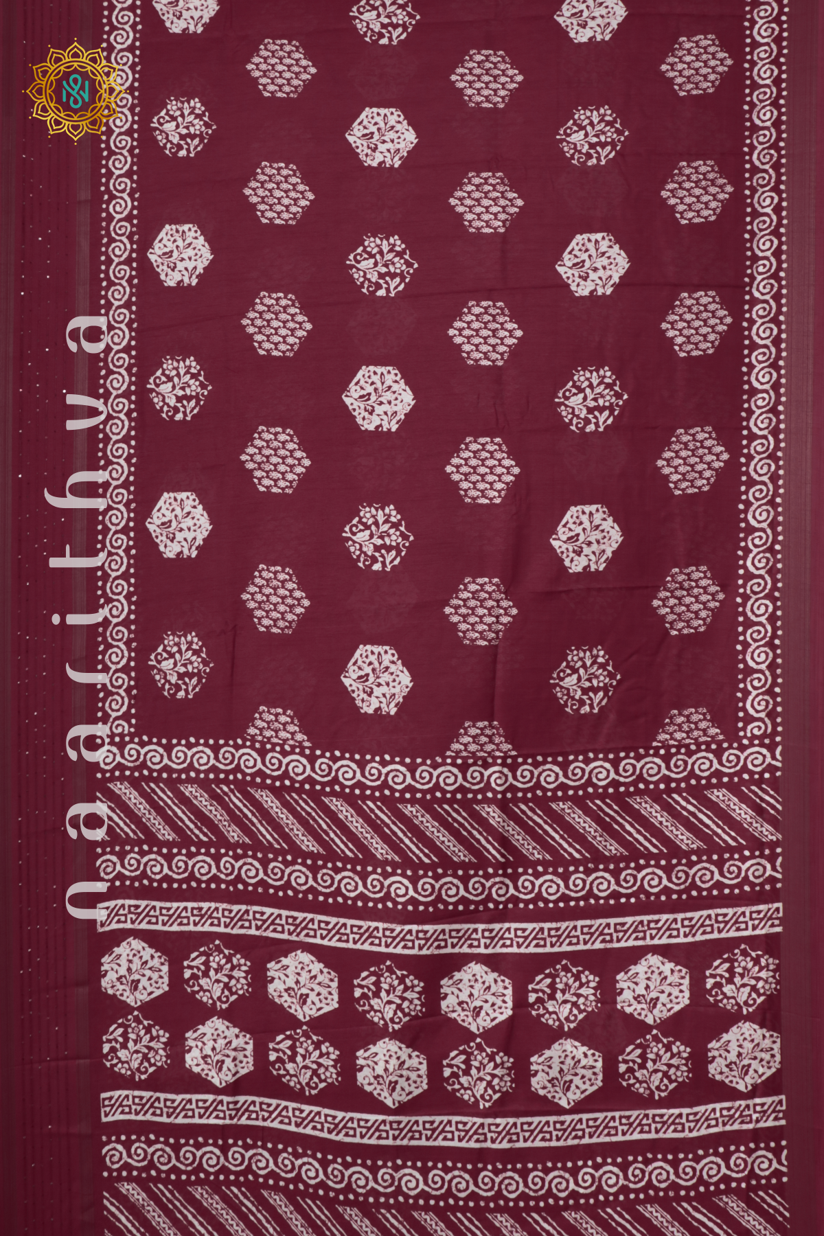 MAROON - DOLA SILK