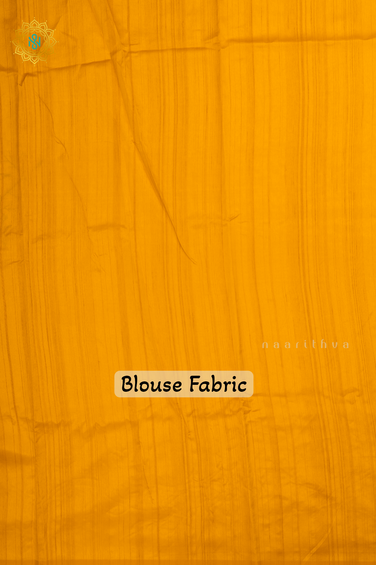 YELLOW - SEMI TUSSAR SILK SAREE WITH APPLIQUE WORK AND DUAL BLOUSE