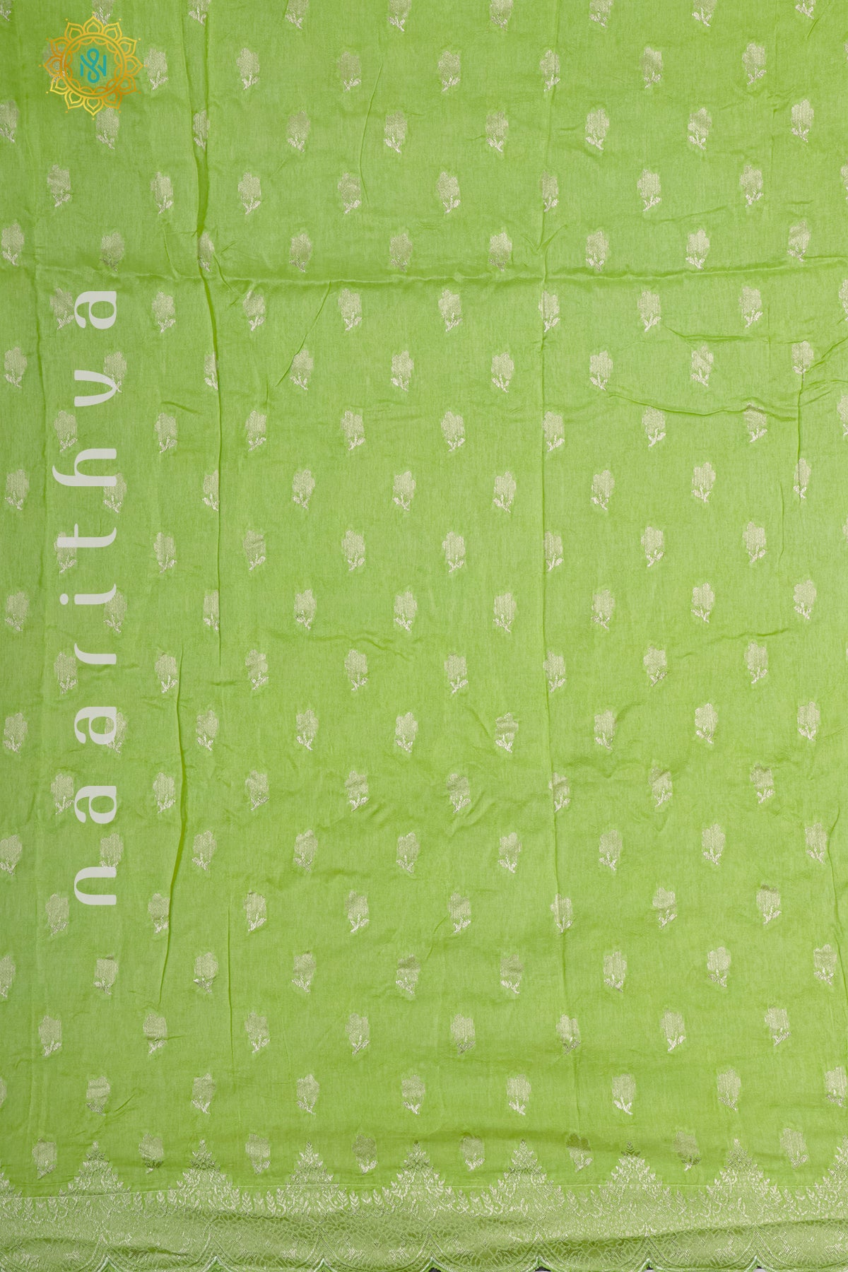 PISTA GREEN WITH BOTTLE GREEN - DOLA SILK