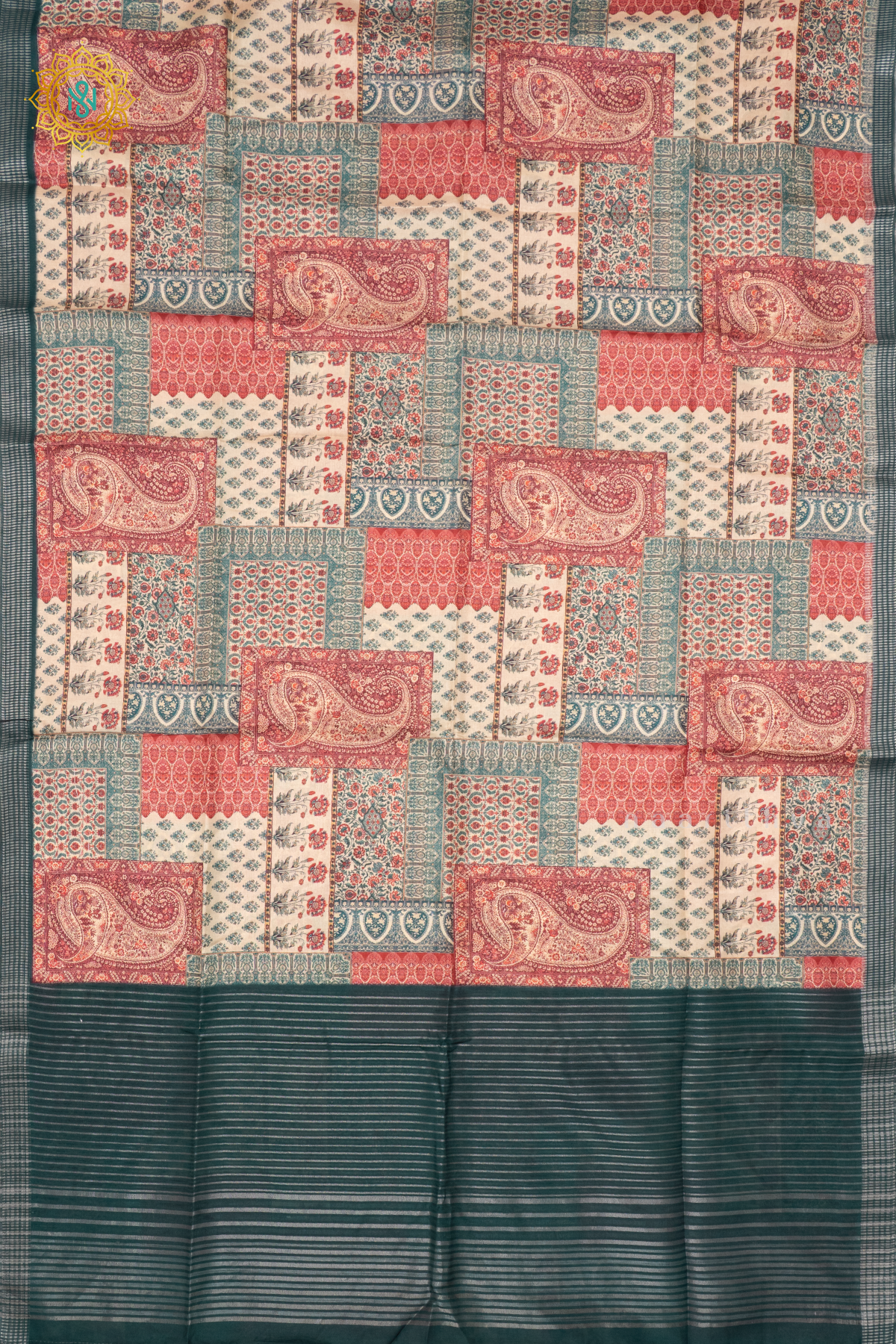 GREEN - SEMI TUSSAR SILK