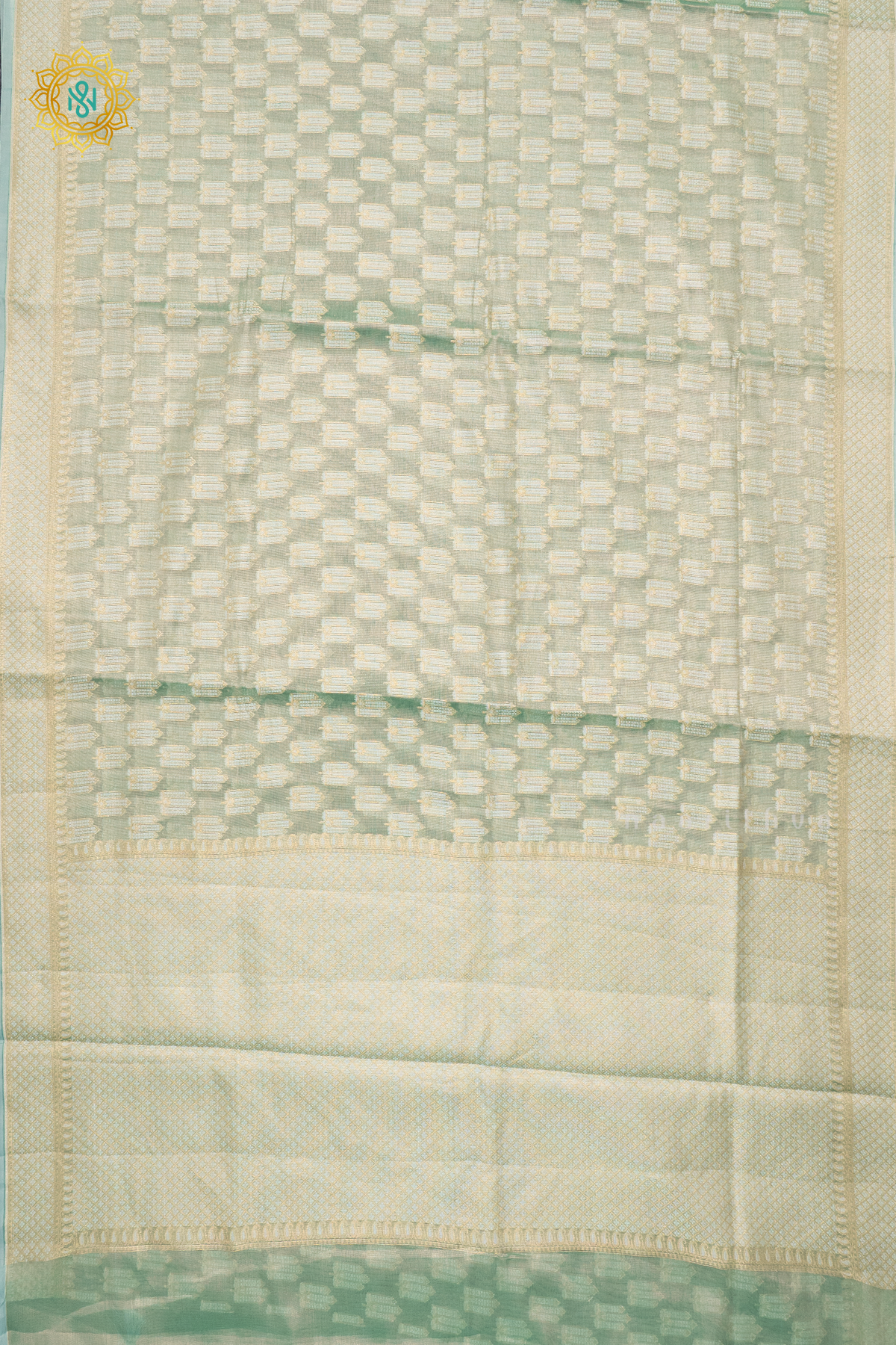 AQUA GREEN - TISSUE ORGANZA