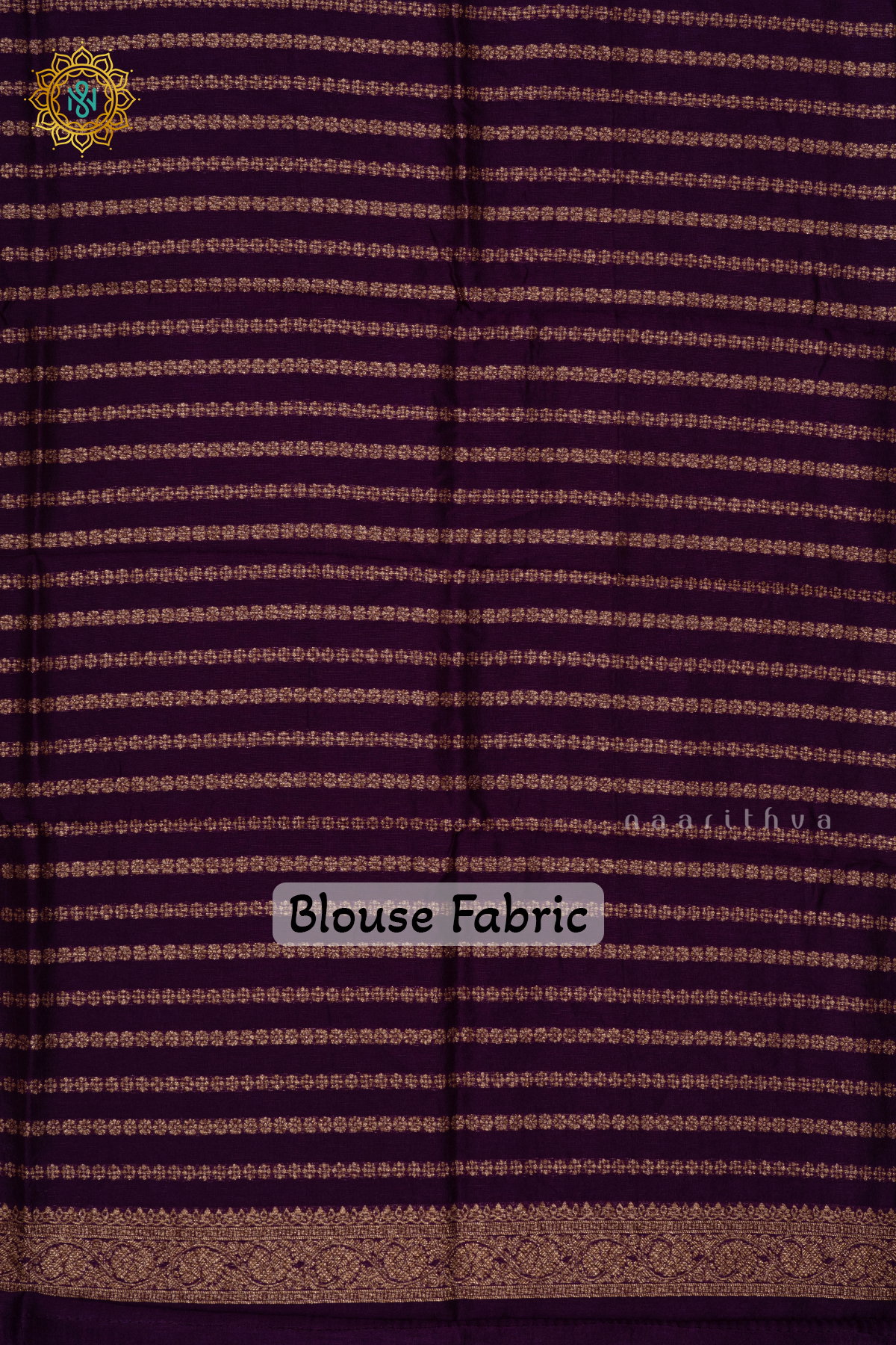 ORANGE WITH PURPLE - SEMI BANRASI RAW SILK