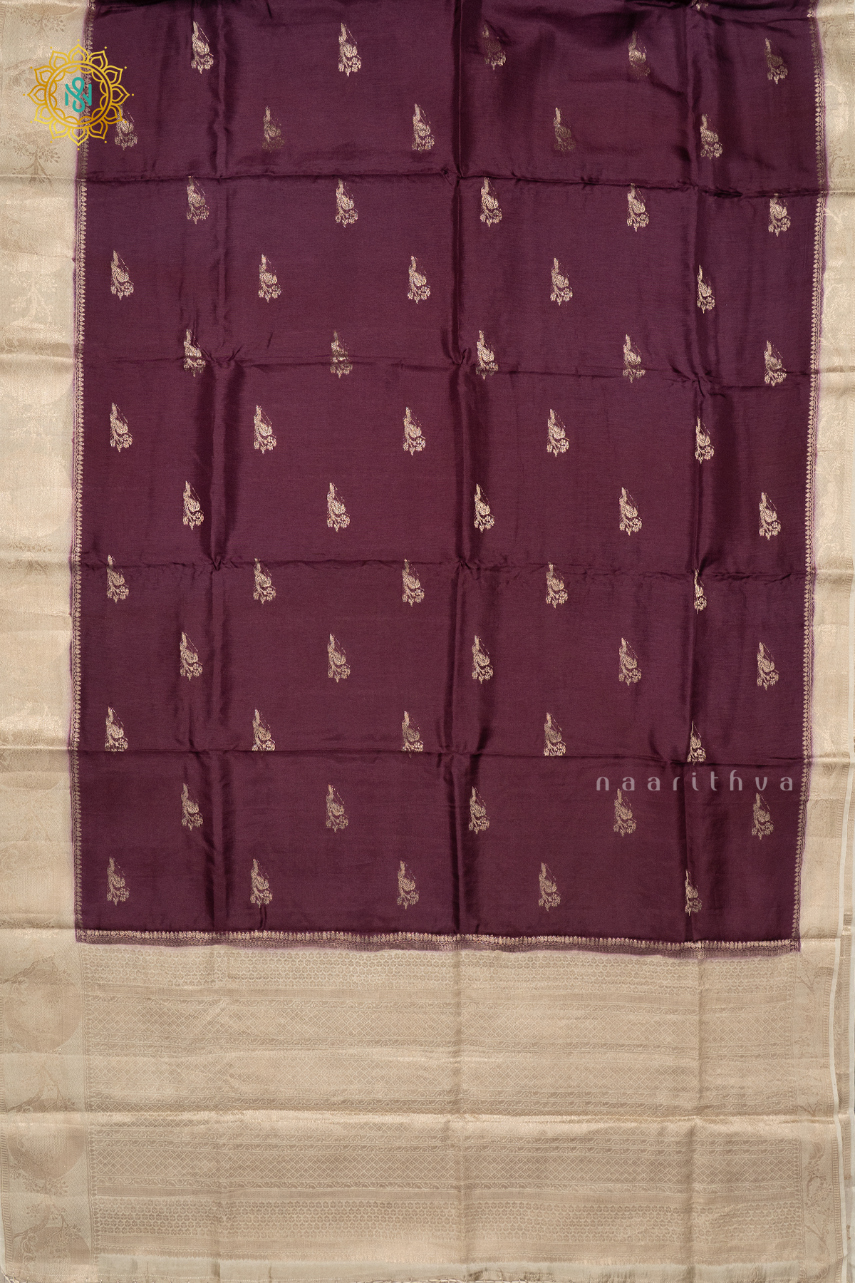 WINE WITH OFF WHITE - DOLA SILK