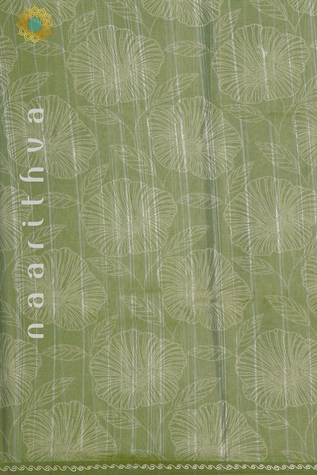 GREEN - CHANDERI SILK COTTON