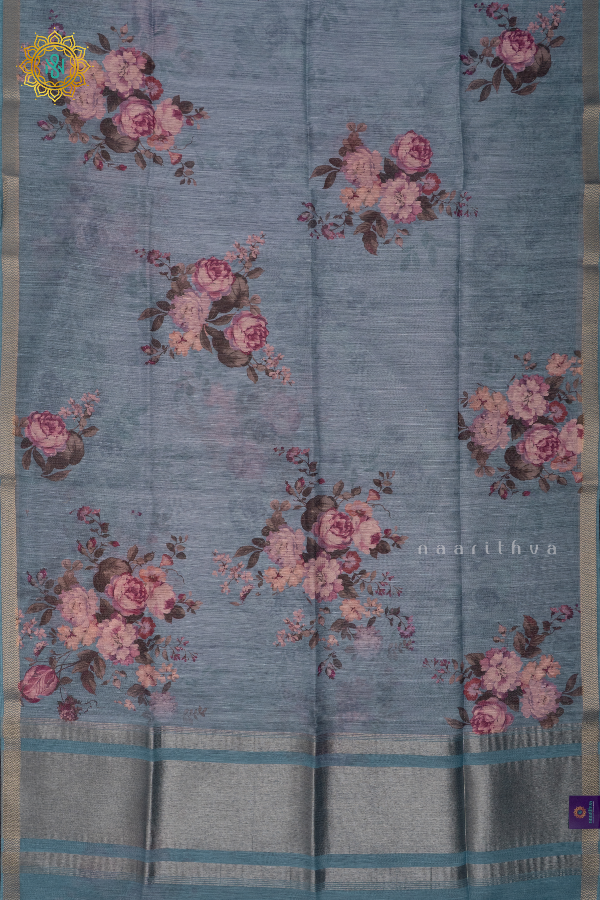AQUA BLUE - SEMI TUSSAR
