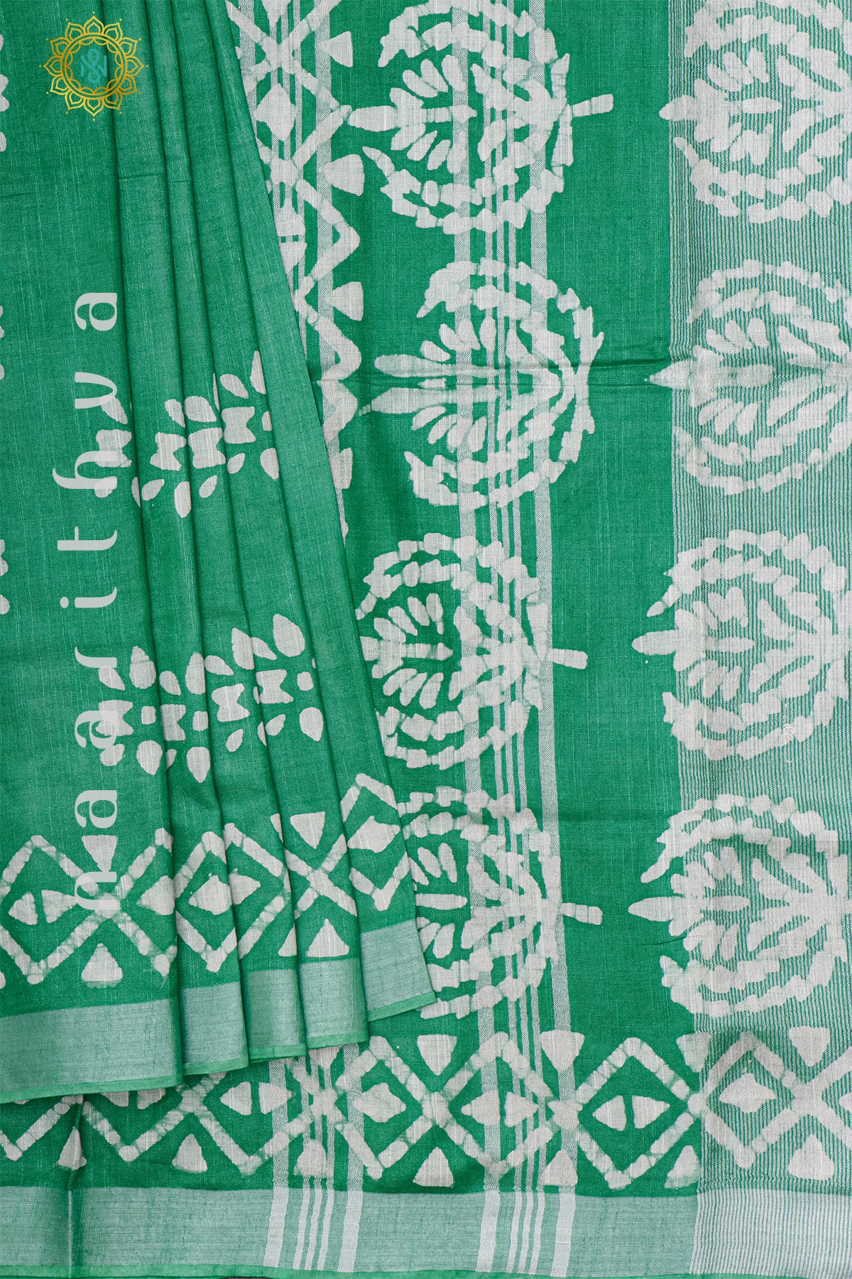 AQUA GREEN - SLUB COTTON