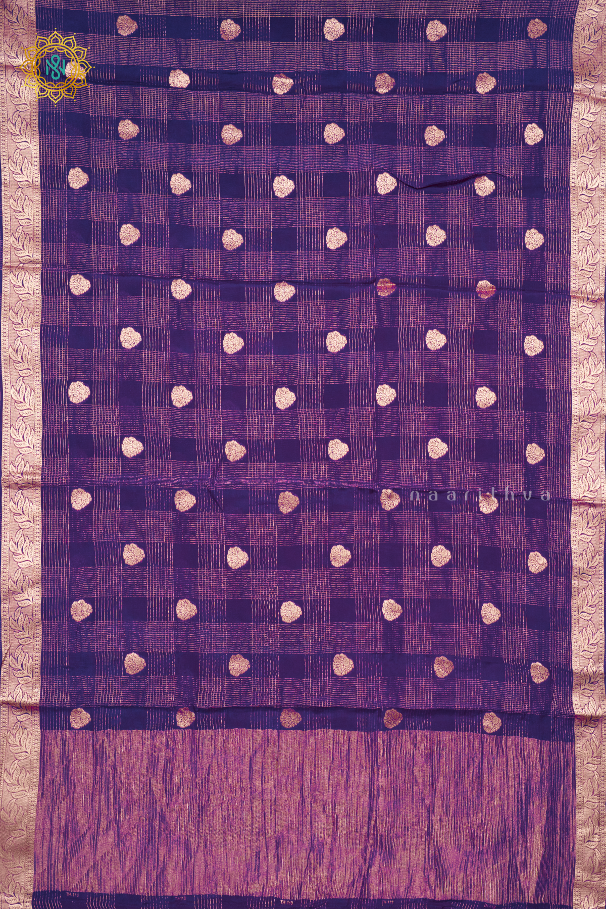 PURPLE WITH YELLOW - DOLA SILK