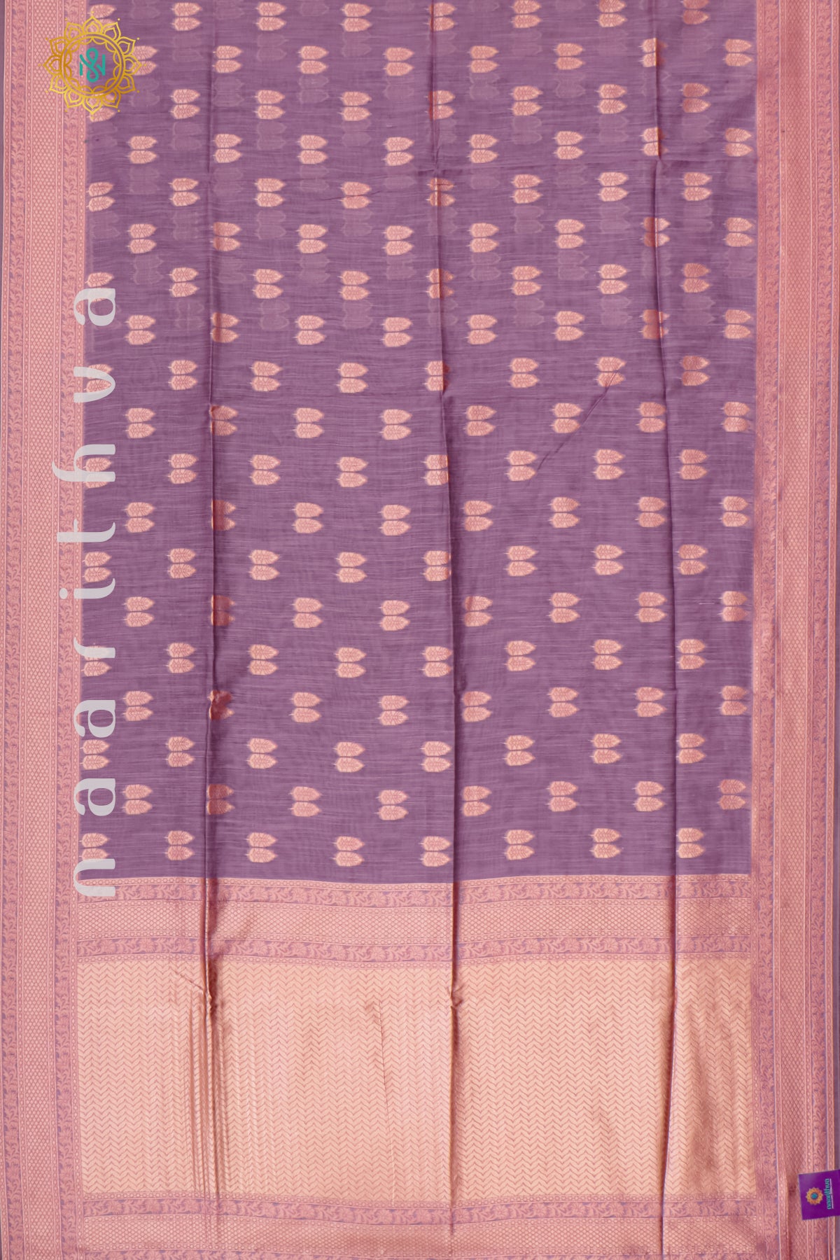 LAVENDER - SEMI RAW SILK