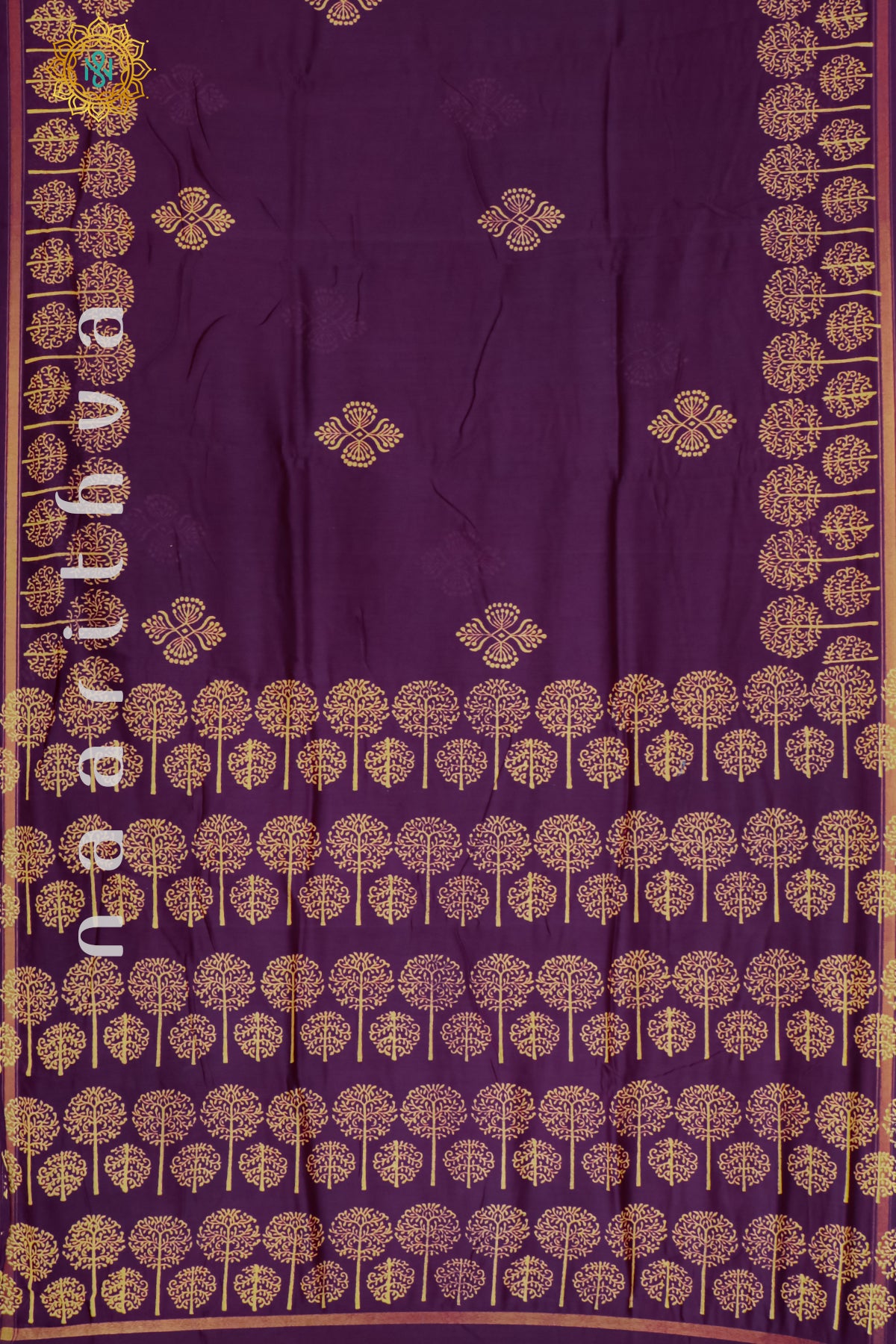 PURPLE - CHANDERI SILK COTTON