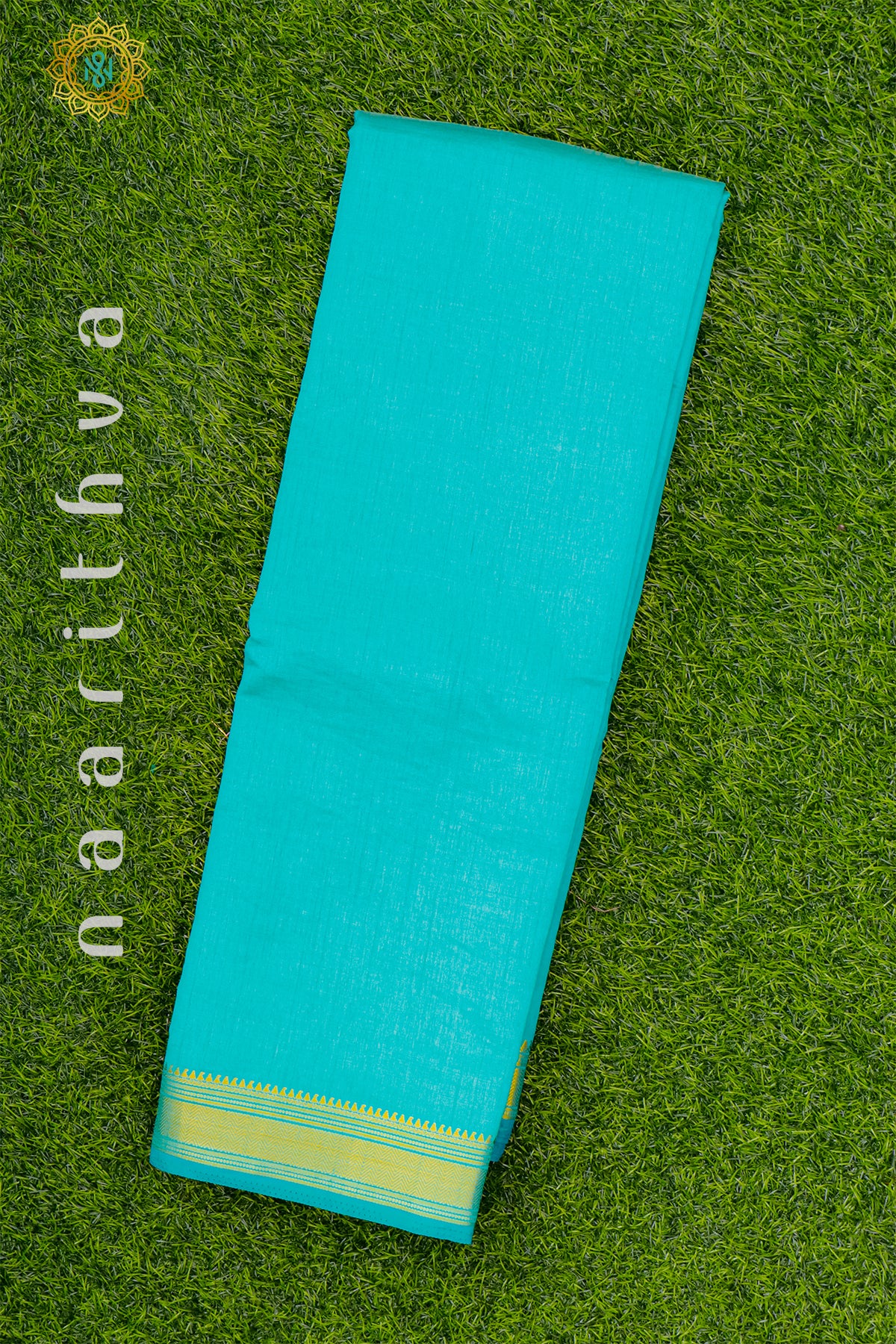 SKY BLUE - SEMI RAW SILK