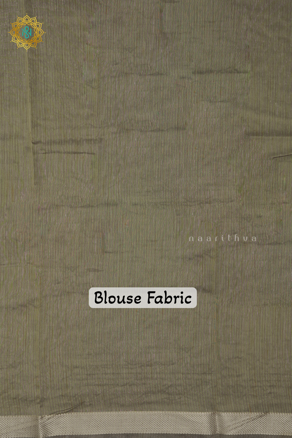 GREEN - SEMI TISSUE WITH APPLIQUE WORK