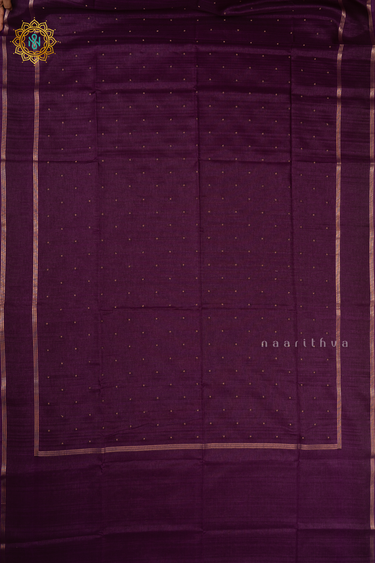 PURPLE - SEMI TUSSAR SILK