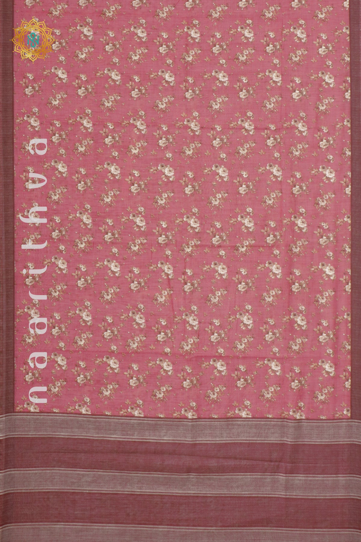 PEACHISH PINK - LINEN BY COTTON