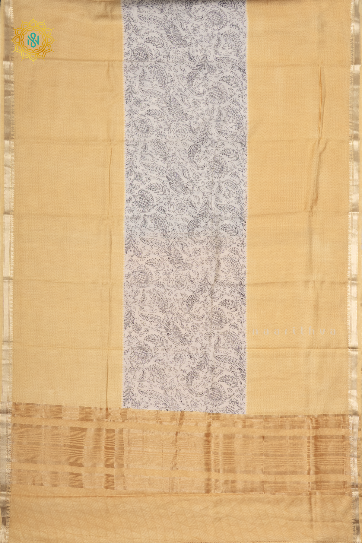 WHITE WITH LIGHT YELLOW - BUTTER CREPE