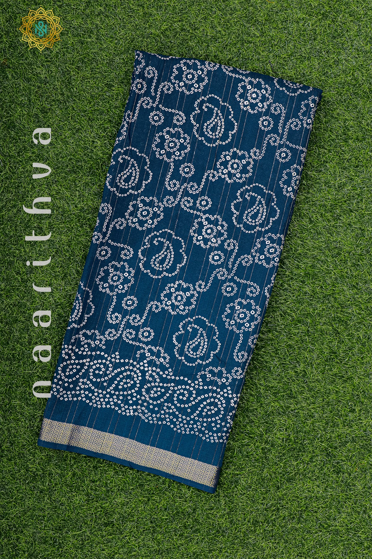 NAVY BLUE - JUTE COTTON