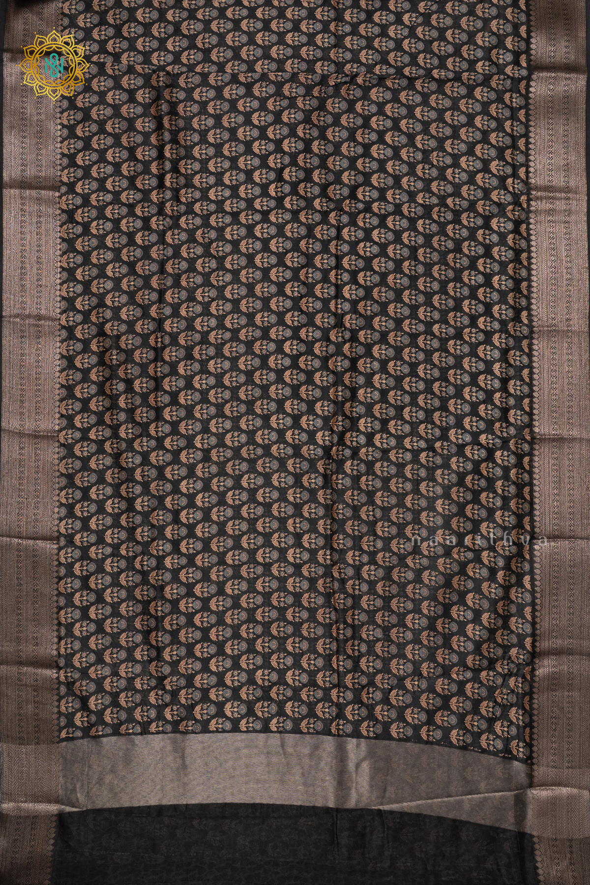 BLACK - CHANDERI SILK COTTON