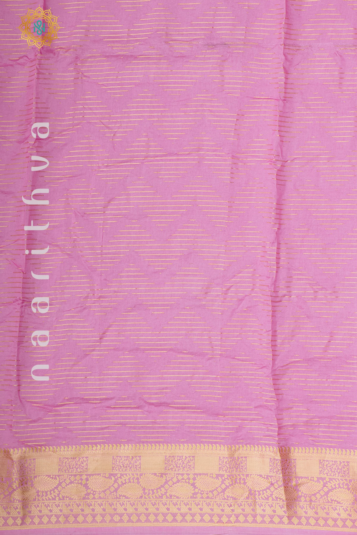 LIGHT PINK WITH RANI PINK - DOLA SILK