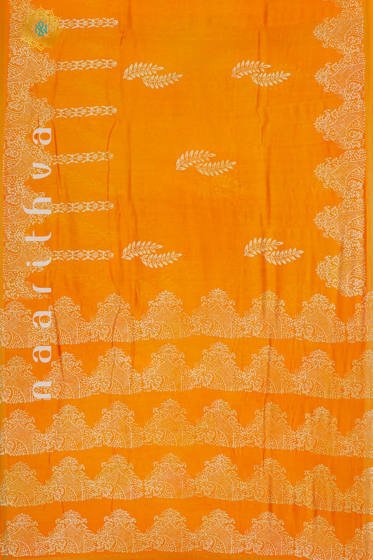 ORANGE - CHANDERI COTTON