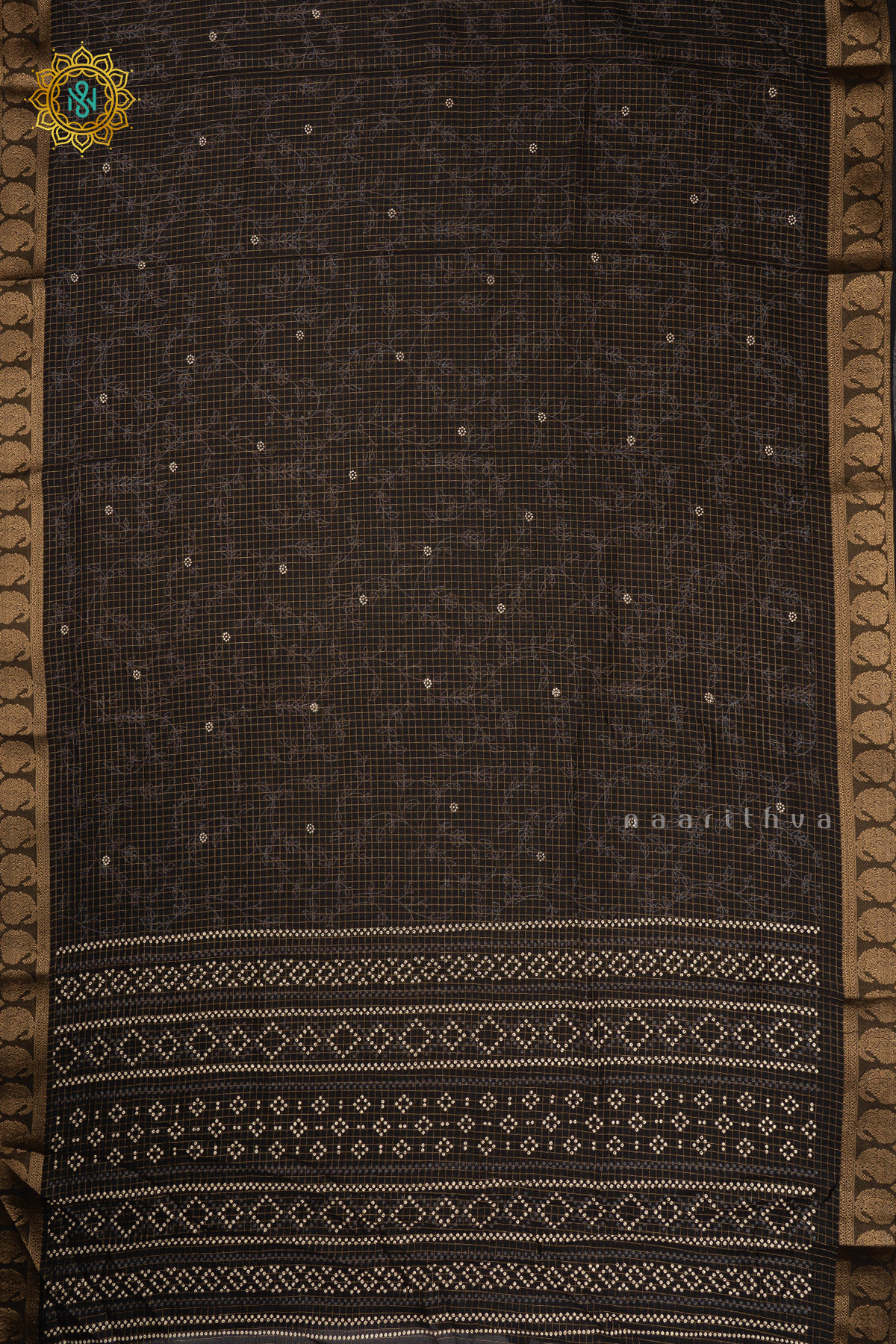 BLACK - SEMI GEORGETTE