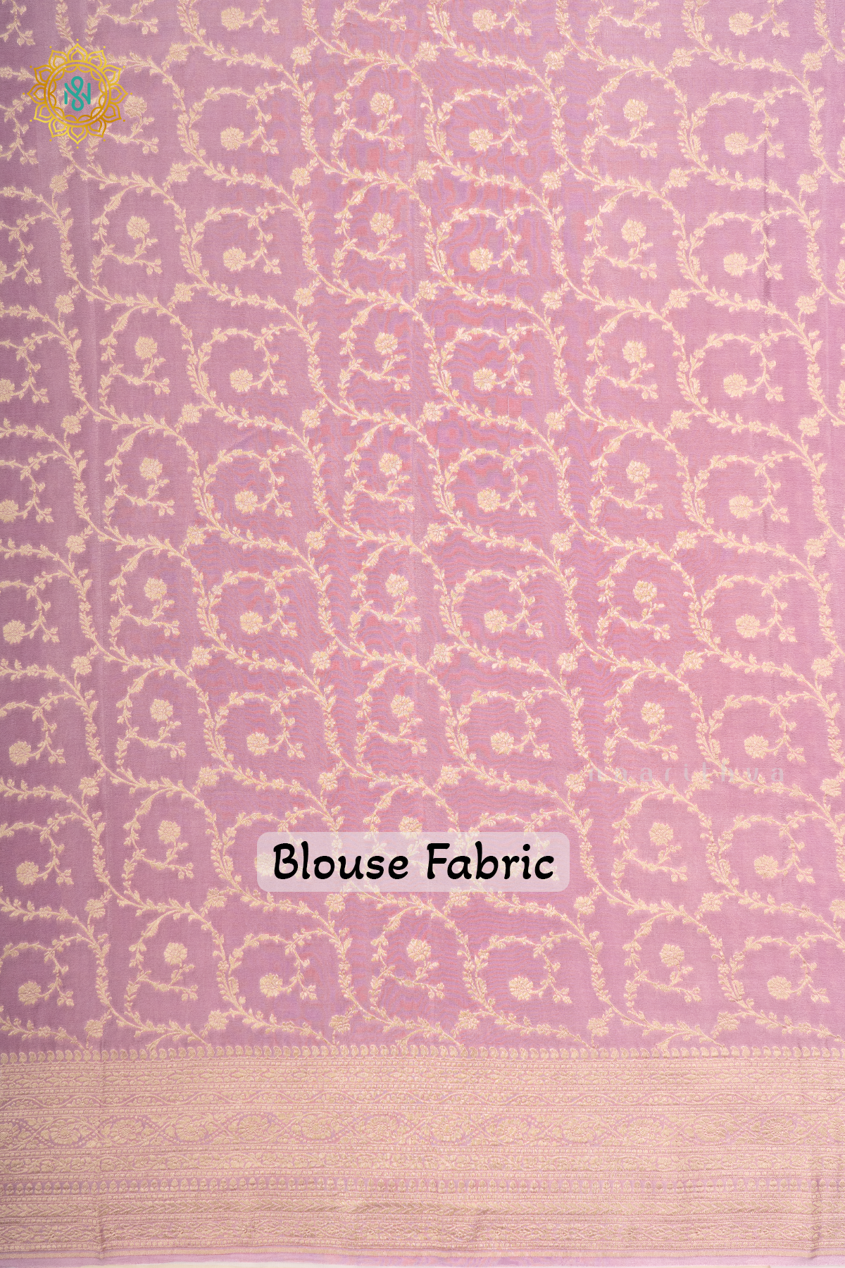 LAVENDER - PURE BANARASI CREPE SILK