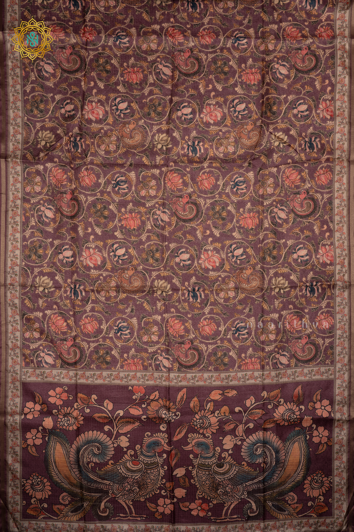 ROUGE PINK - SEMI TUSSAR SILK SAREE