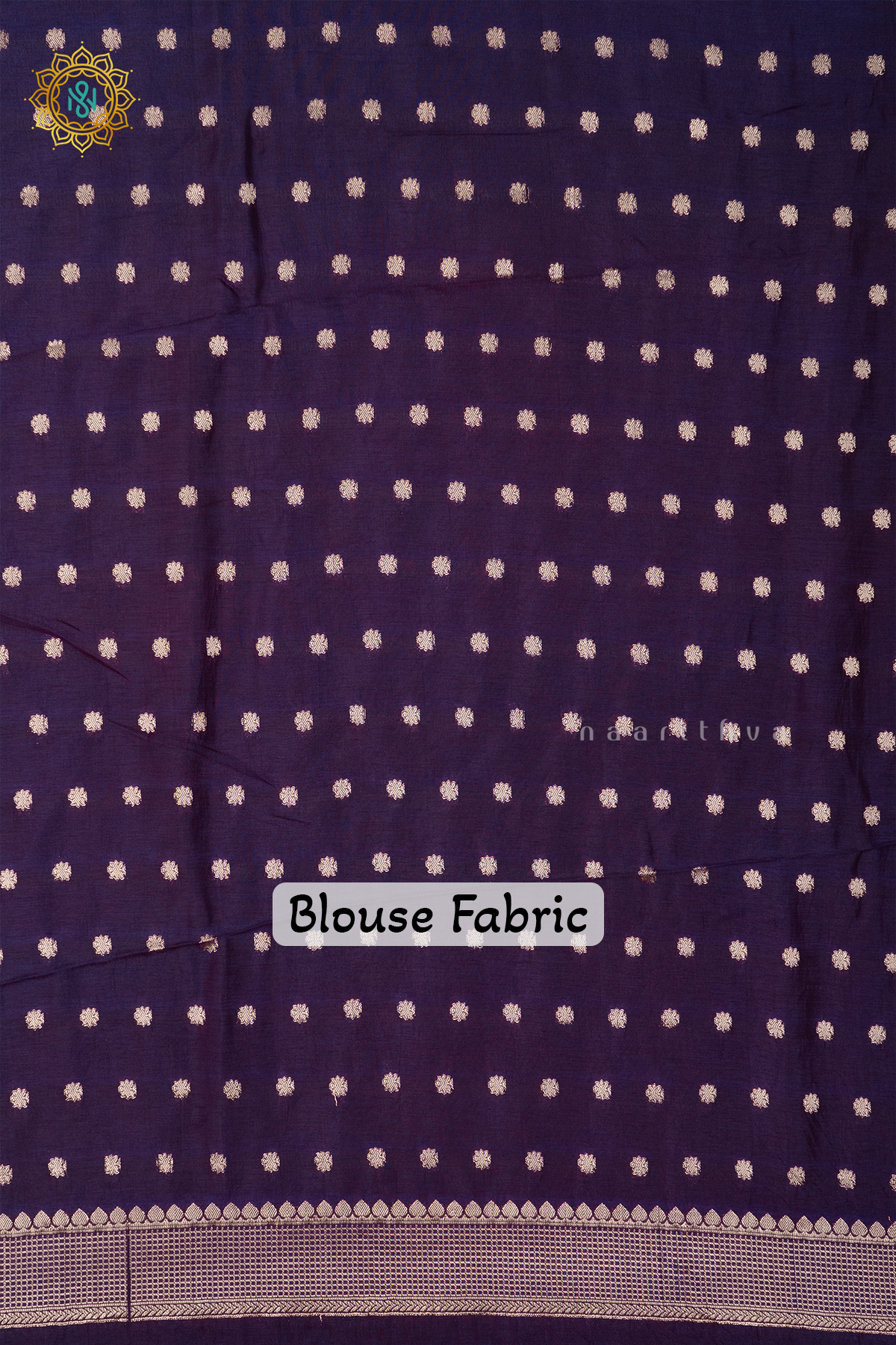 AQUA GREEN WITH PURPLE - DOLA SILK