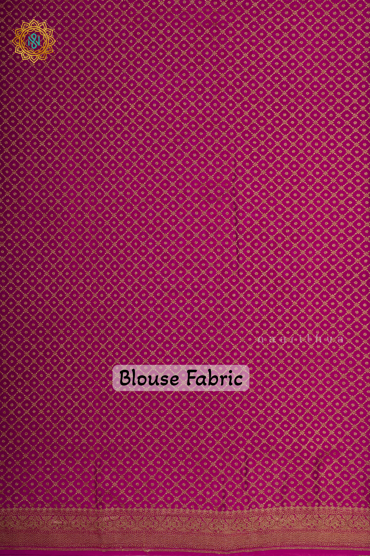 PURPLE WITH ORANGE & PINK - PURE BANARASI CREPE SILK