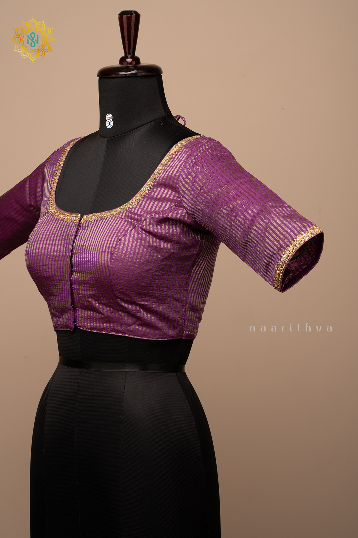 PURPLE - TISSUE READYMADE BLOUSE