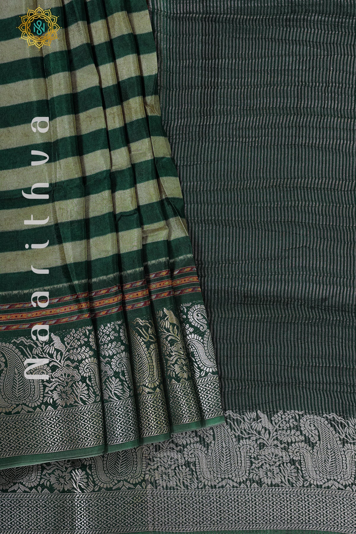 GREEN - SEMI CREPE SILK