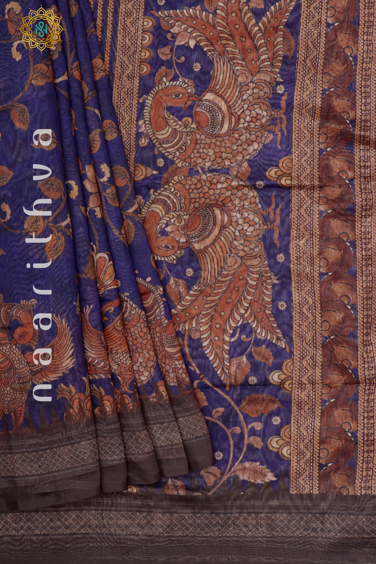 BLUE - CHANDERI SILK COTTON