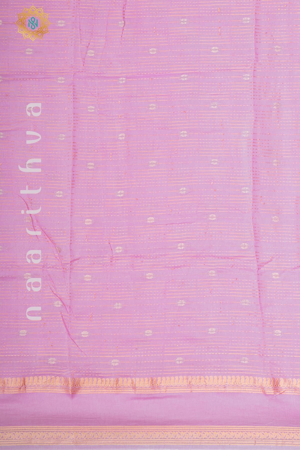 LIGHT PINK WITH RANI PINK - DOLA SILK