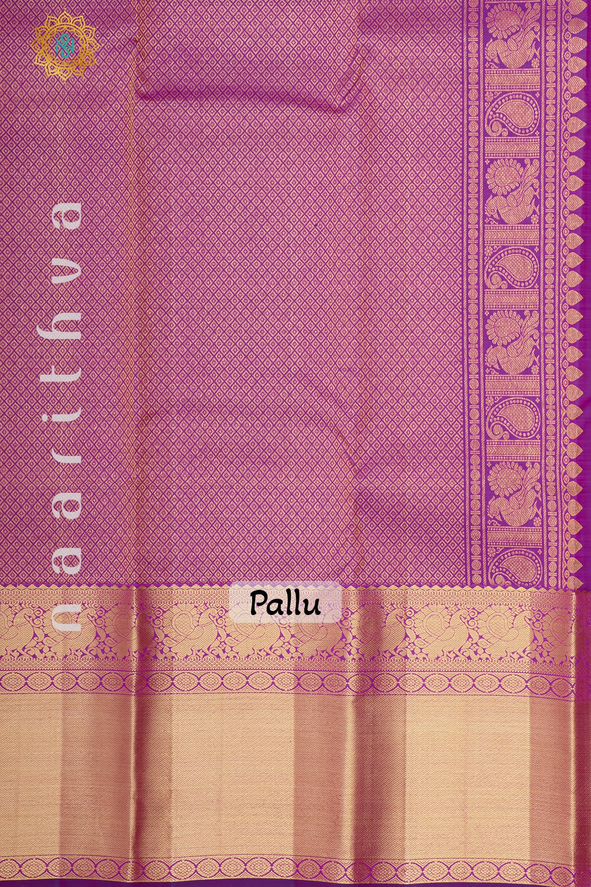 DUAL SHADE OF ORANGE WITH MAGENTA - PURE KANJIVARAM SILK