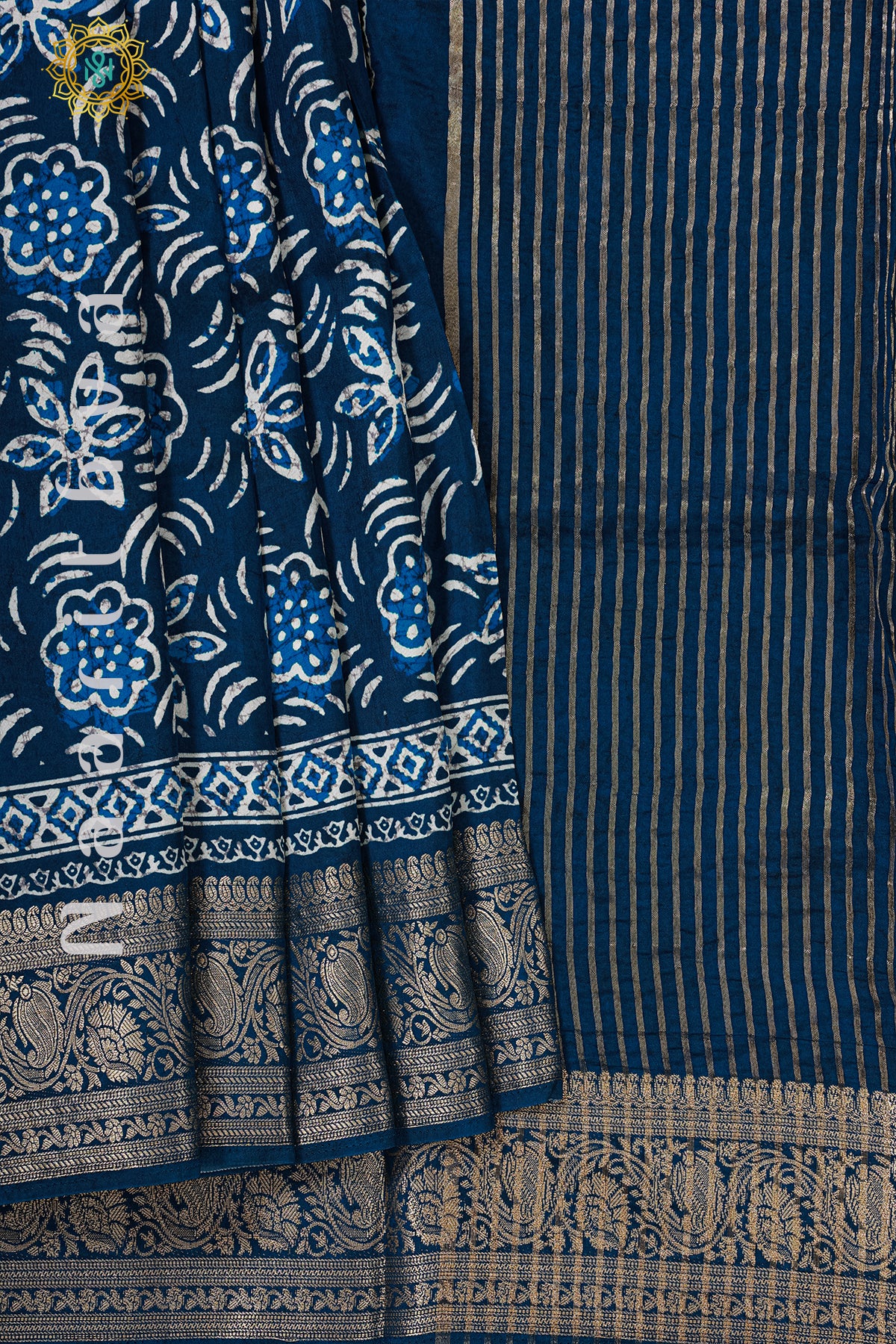 INDIGO - SEMI CREPE SILK