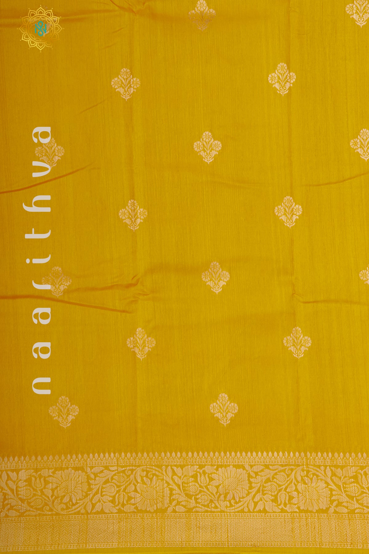 YELLOW - SEMI RAW SILK