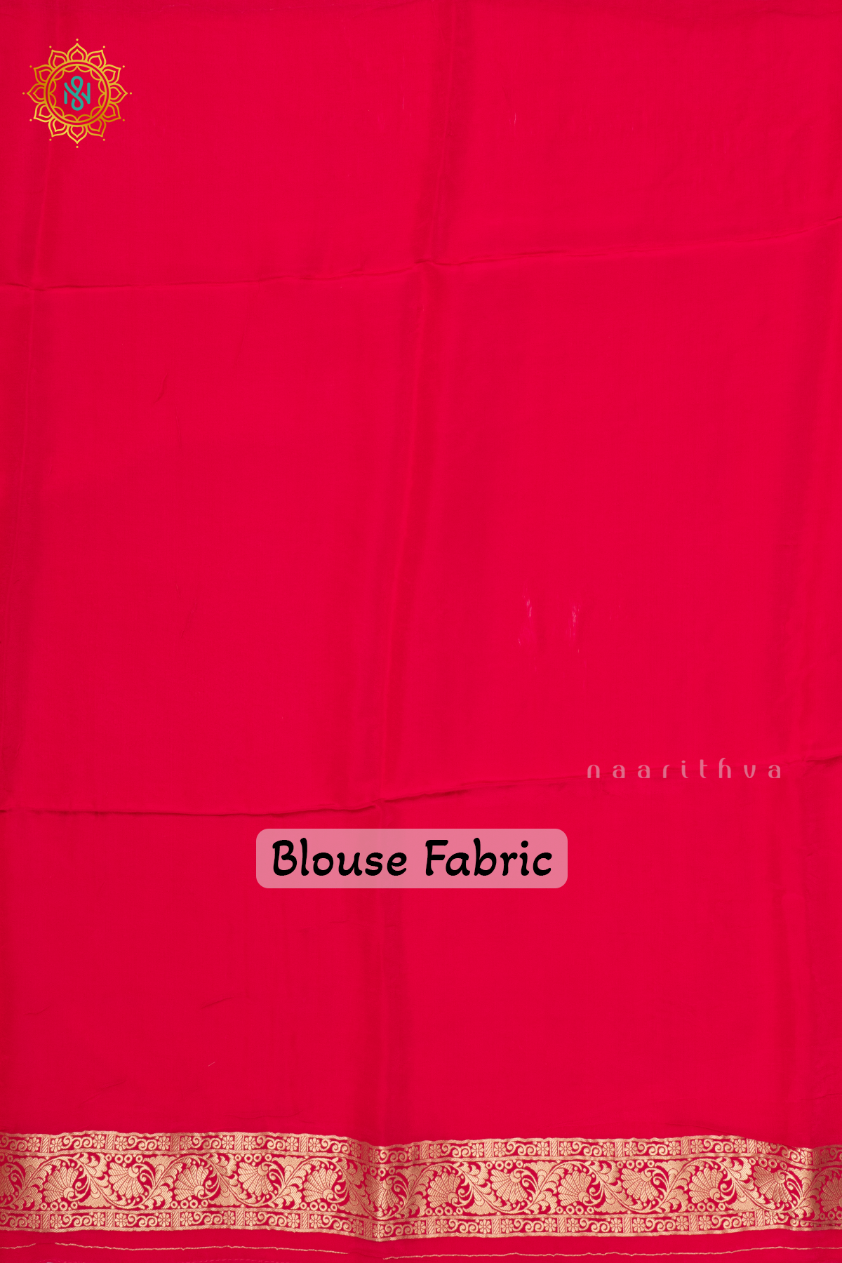 LIGHT PINK WITH RANI PINK - SATIN CREPE