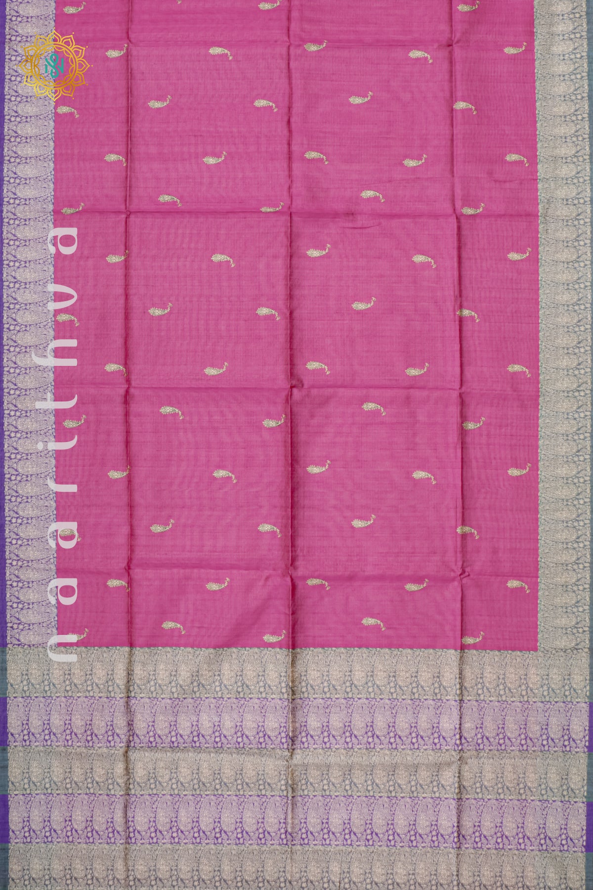 PARROT GREEN WITH WINE - SEMI TUSSAR