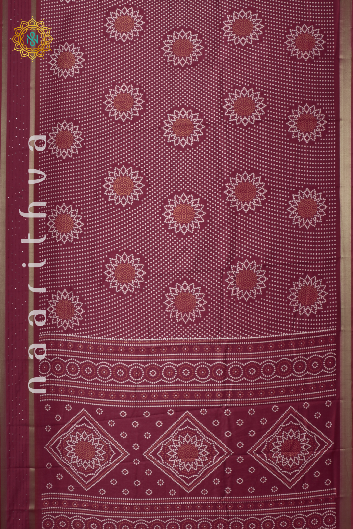 MAROON - DOLA SILK