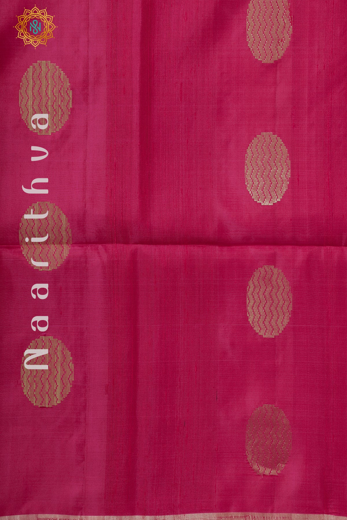 PINK WITH CREAM - PURE KANJIVARAM SOFT SILK