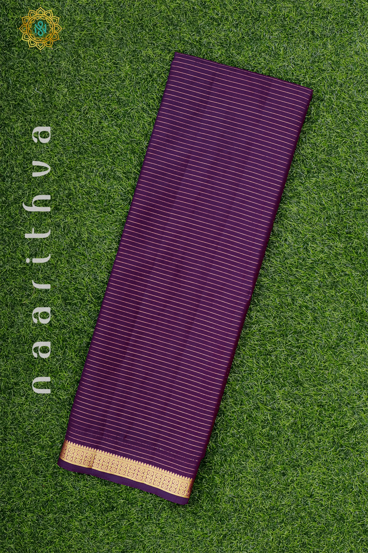 PURPLE - SEMI MYSORE CREPE SILK