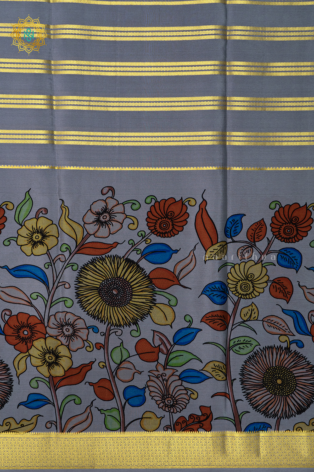 ELEPHANT GREY - PURE MYSORE CREPE SILK