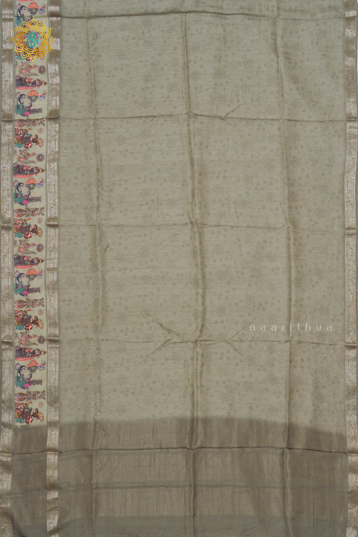 SAGE GREEN - SEMI CREPE SILK