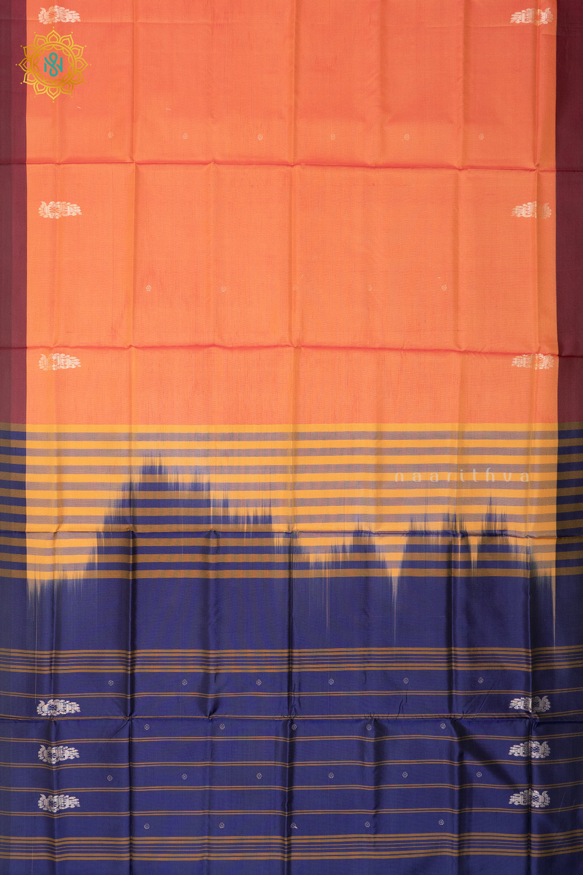 ORANGE WITH BLUE - BANANA PITH