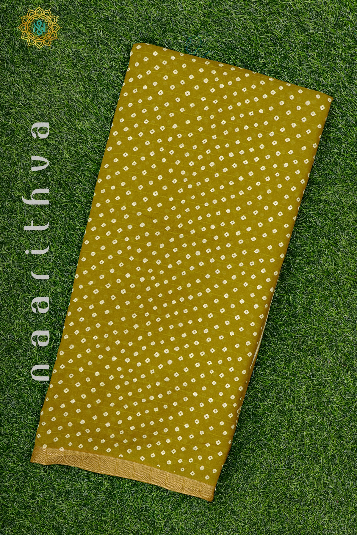 GREENISH YELLOW - SEMI GEORGETTE