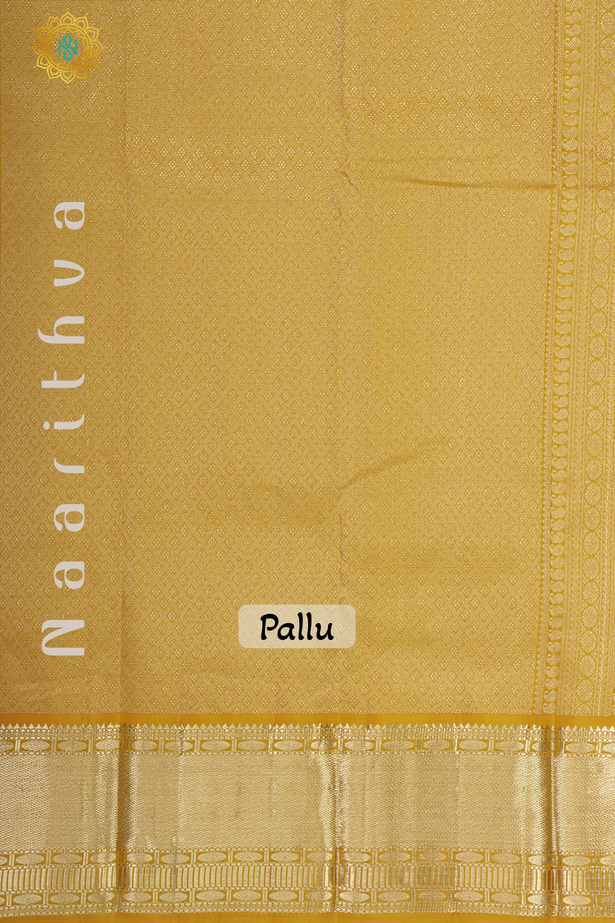 BLACK WITH MUSTARD - PURE KANJIVARAM SILK