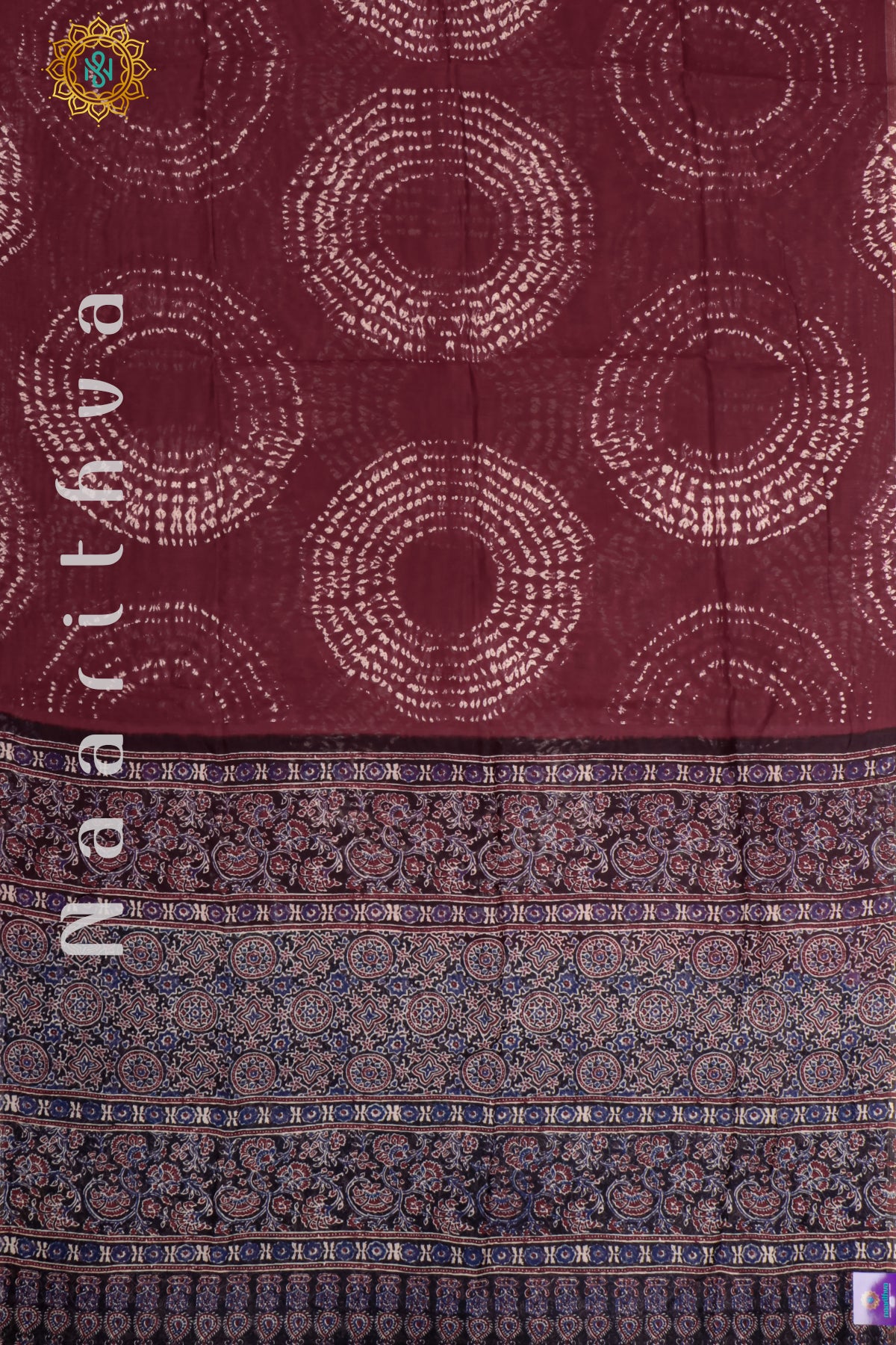 MAROON - LINEN BY COTTON