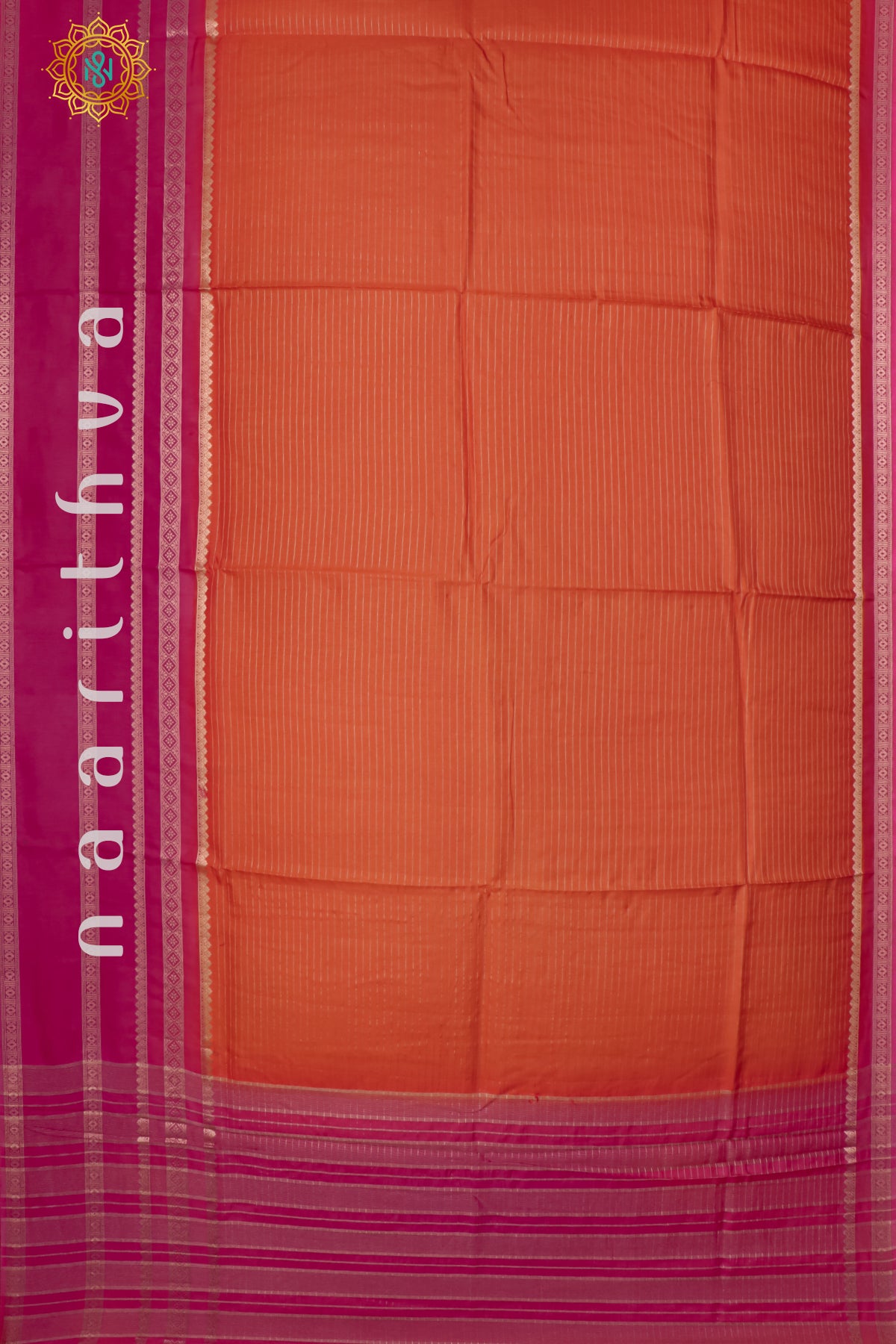 ORANGE WITH PINK - DOLA SILK