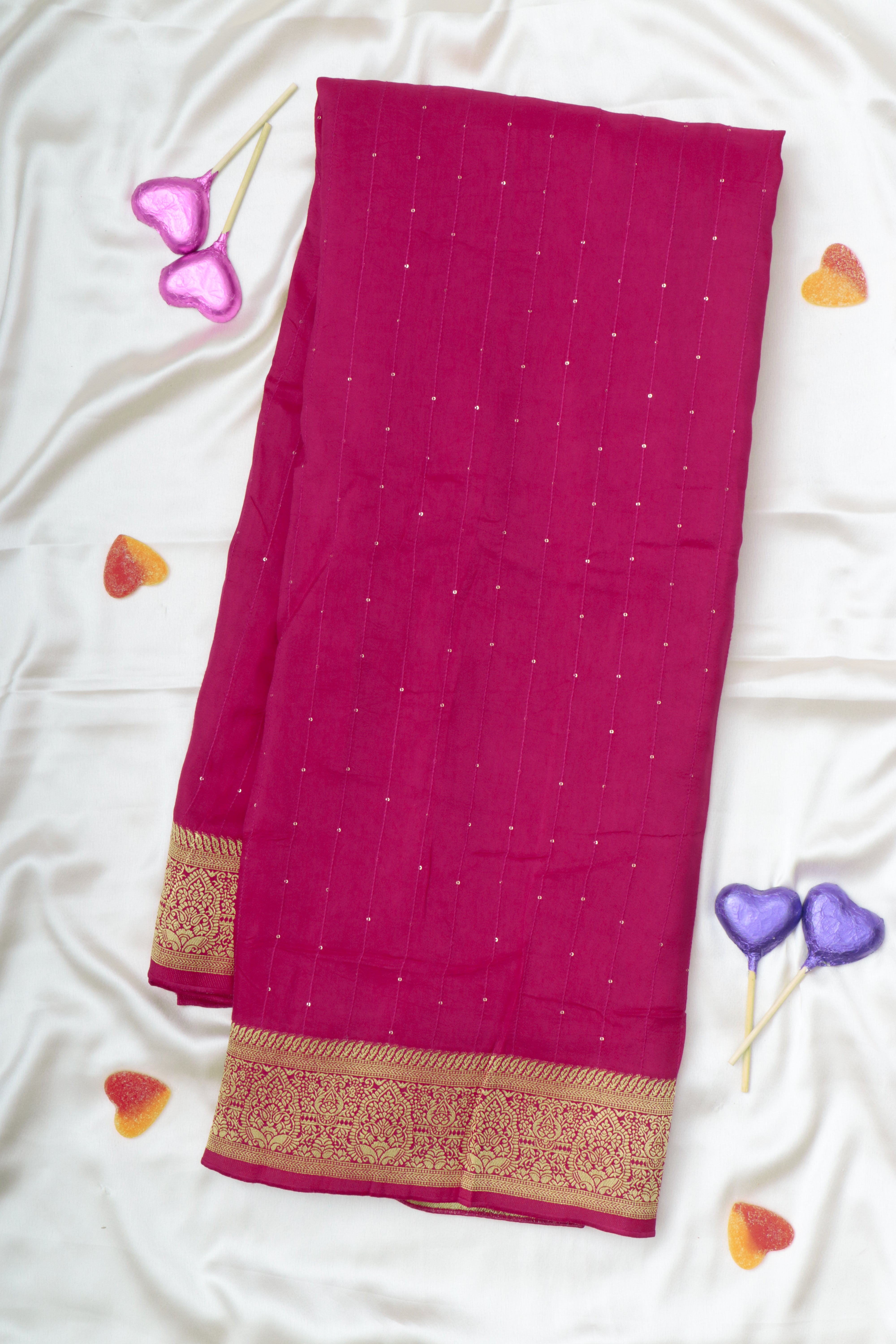 RANI PINK - SEMI CREPE SILK