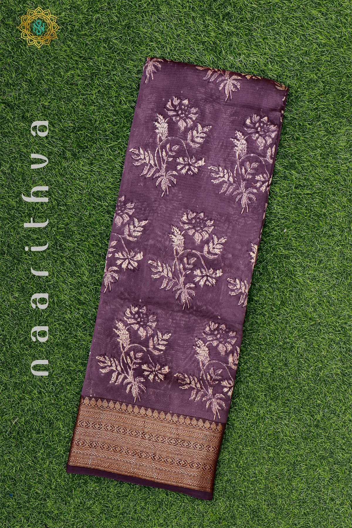 PURPLE - CHANDERI SILK COTTON