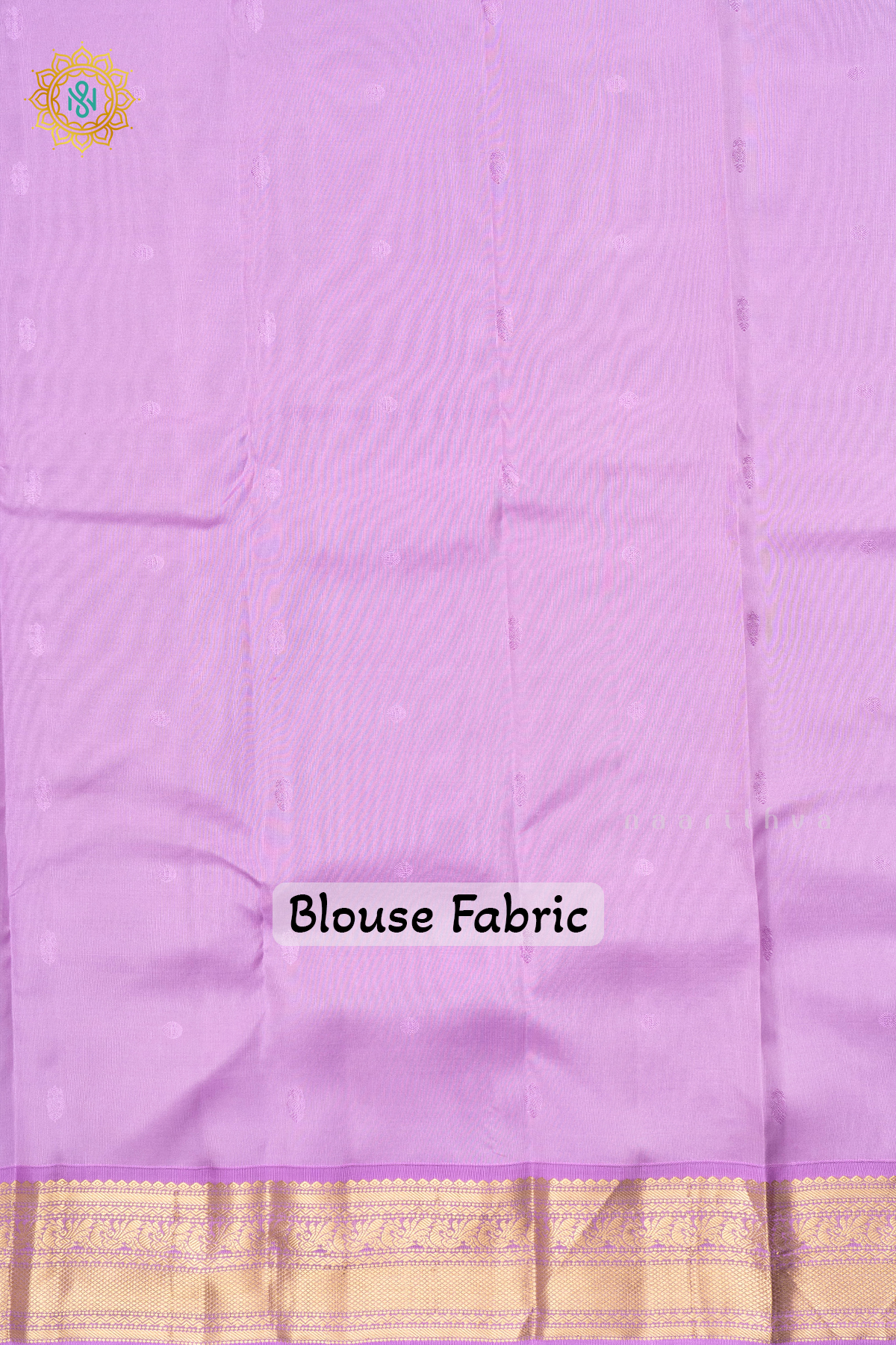 BLUE WITH LAVENDER - KANJIVARAM PURE MIX