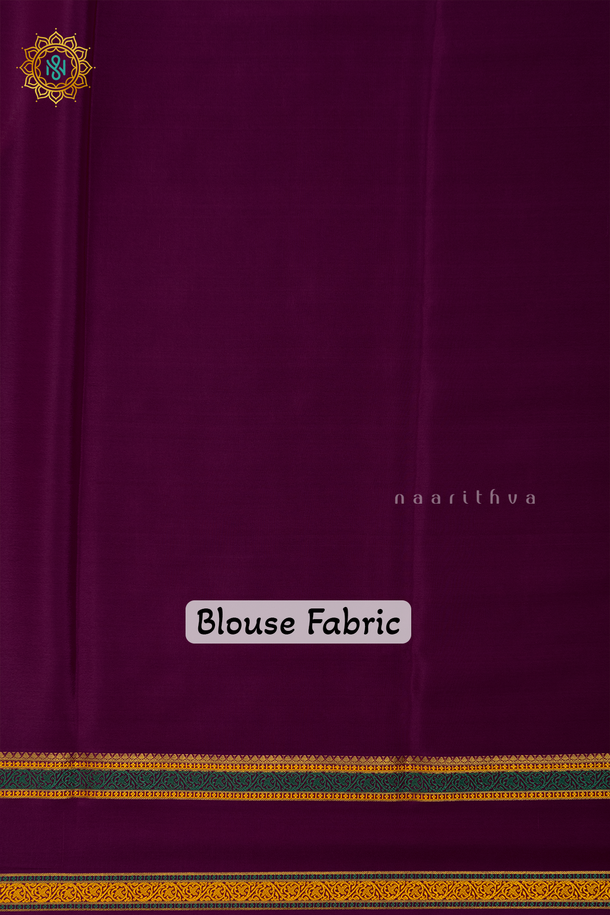 PISTA GREEN WITH MAGENTA - PURE MYSORE CREPE SILK